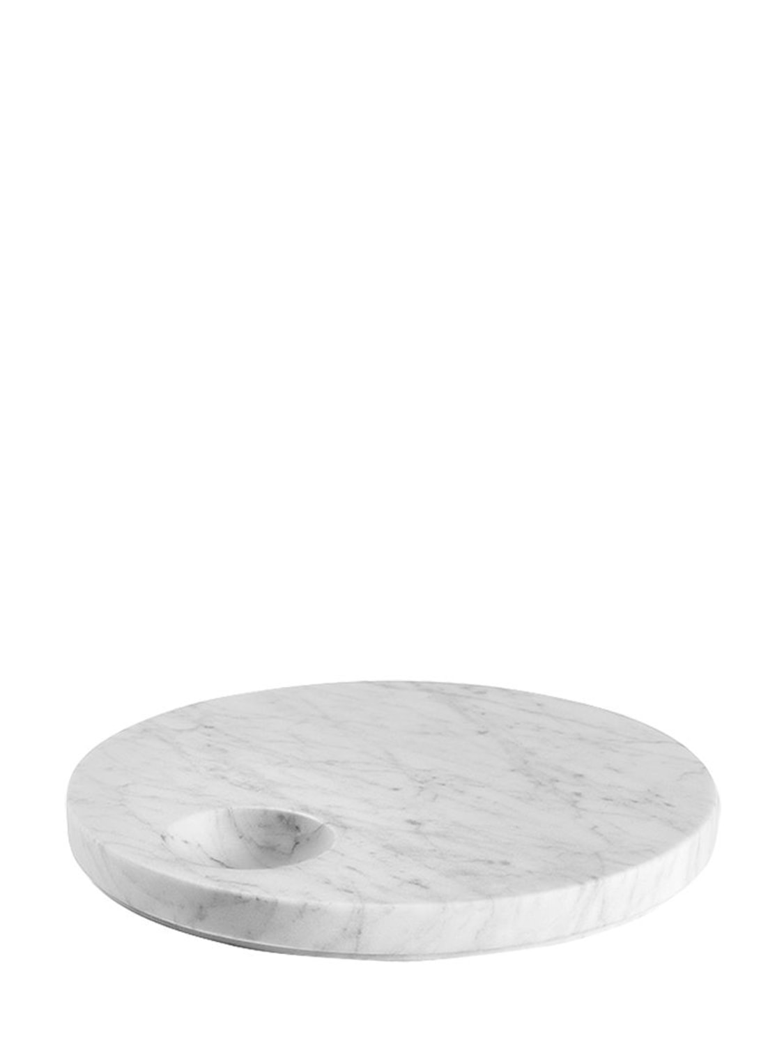 Ellipse Carrara Marble Tray - SALVATORI - Modalova