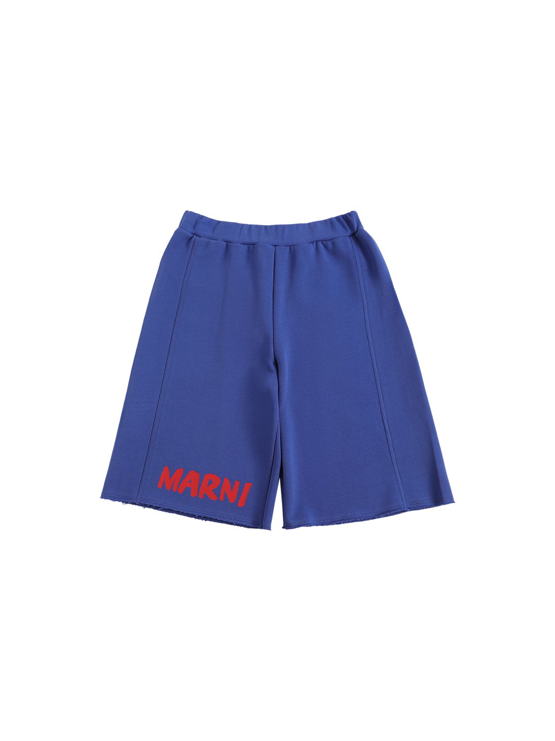 Shorts In Cotone Con Logo - MARNI JUNIOR - Modalova