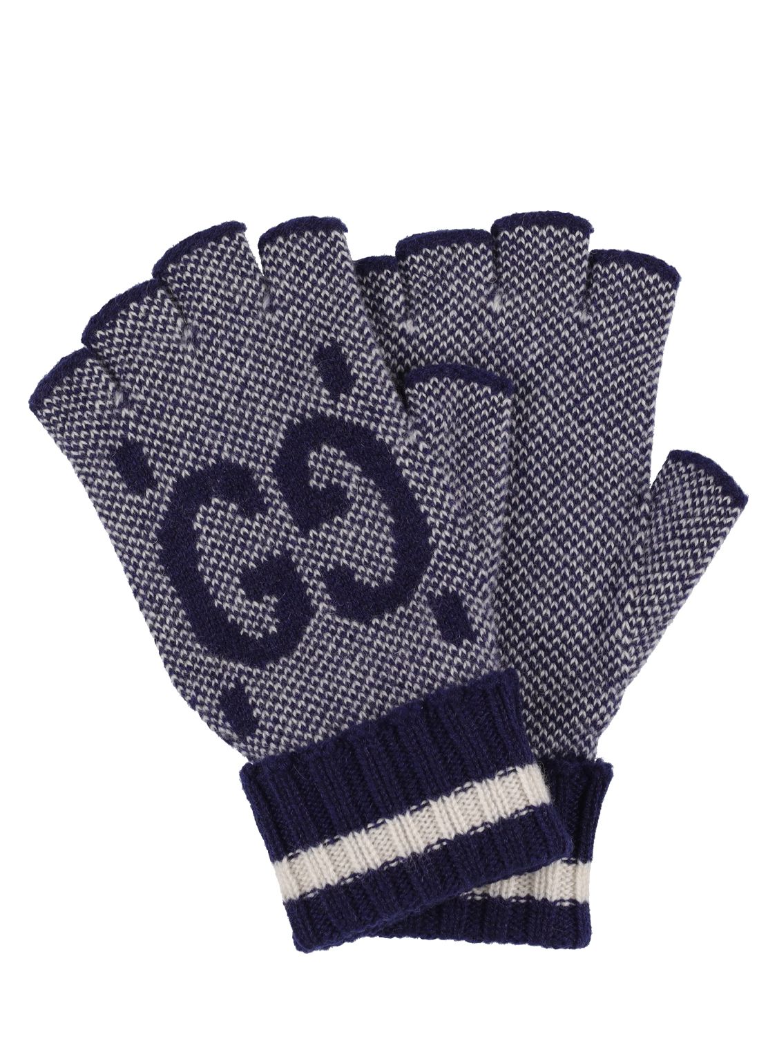 Fingerlose Handschuhe Aus Weichem Kaschmir - GUCCI - Modalova