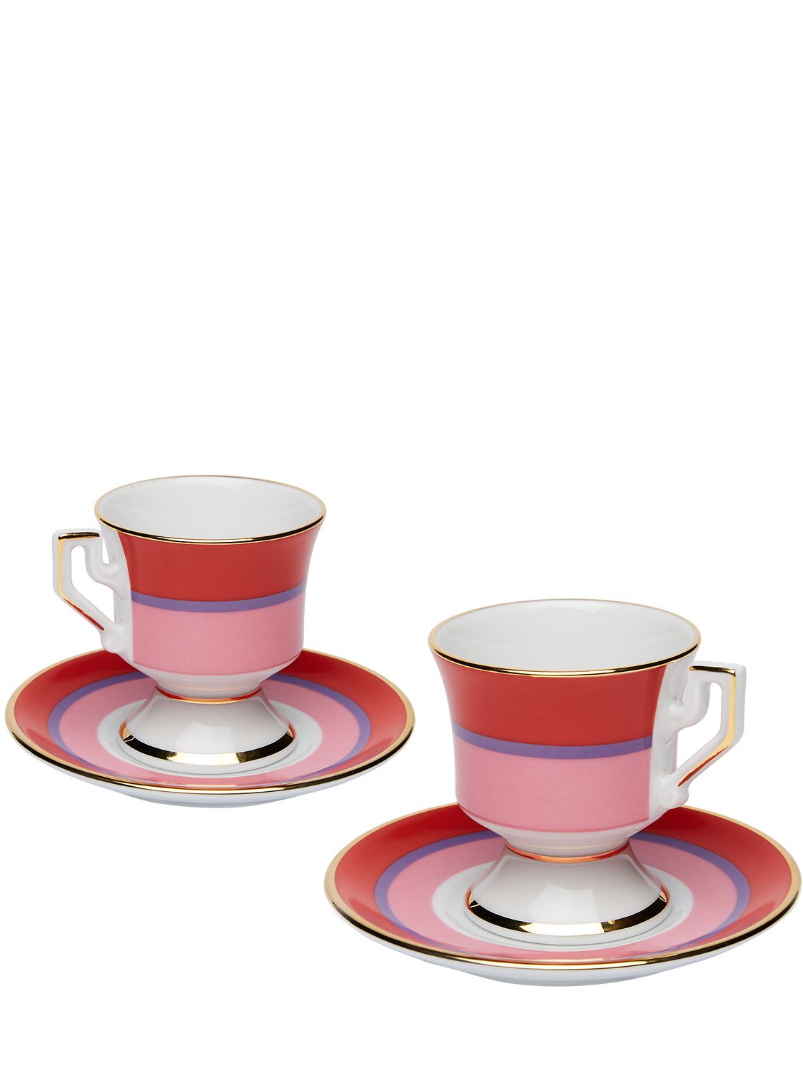 Set Of 2 Espresso Cups & Saucers - LA DOUBLE J - Modalova