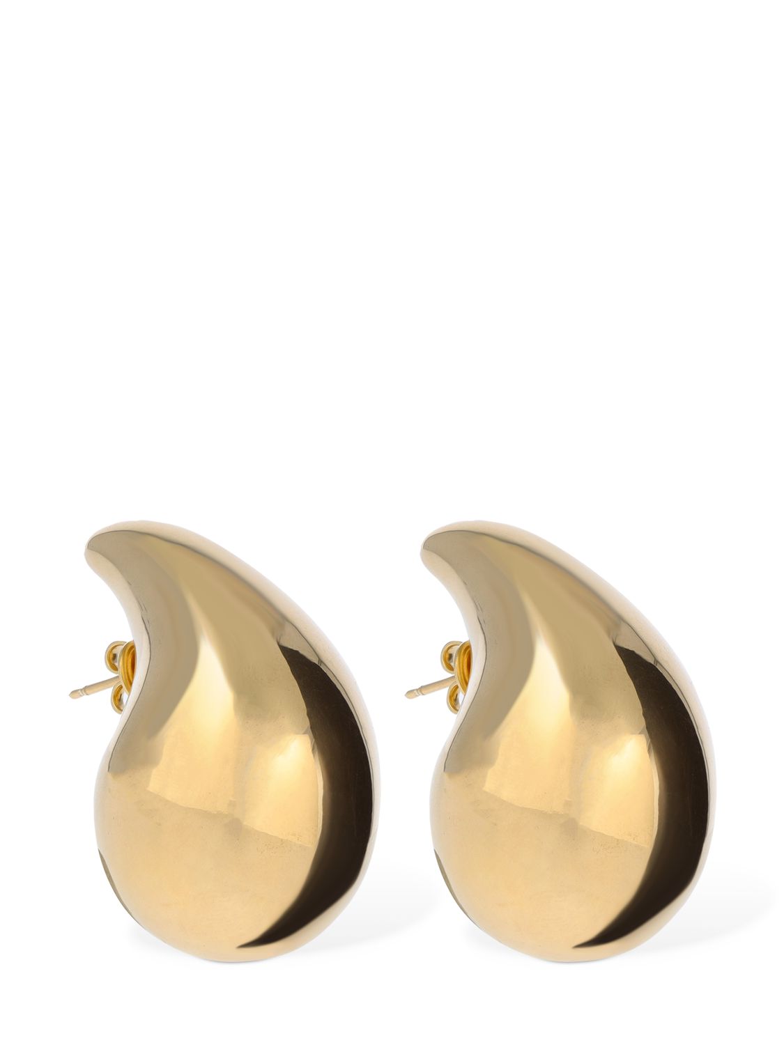 Kt Gold-plated Silver Earrings - BOTTEGA VENETA - Modalova