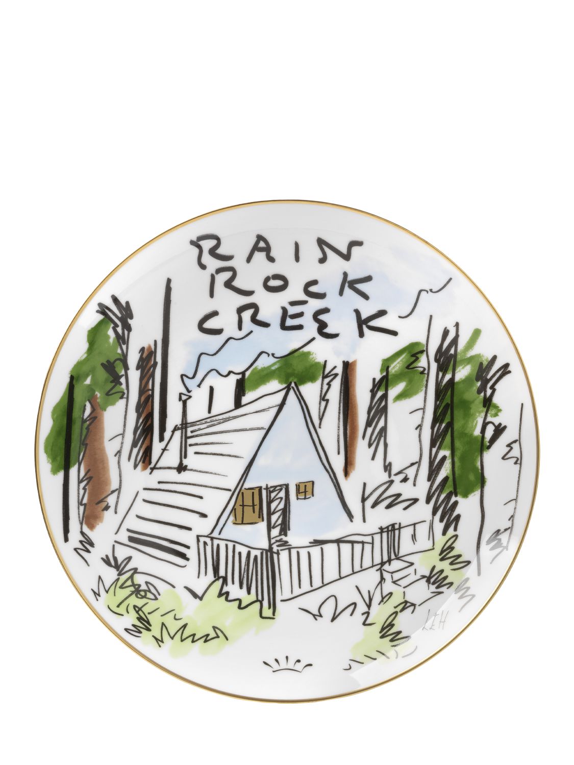 Piatto Rain Rock Creek - GINORI 1735 - Modalova