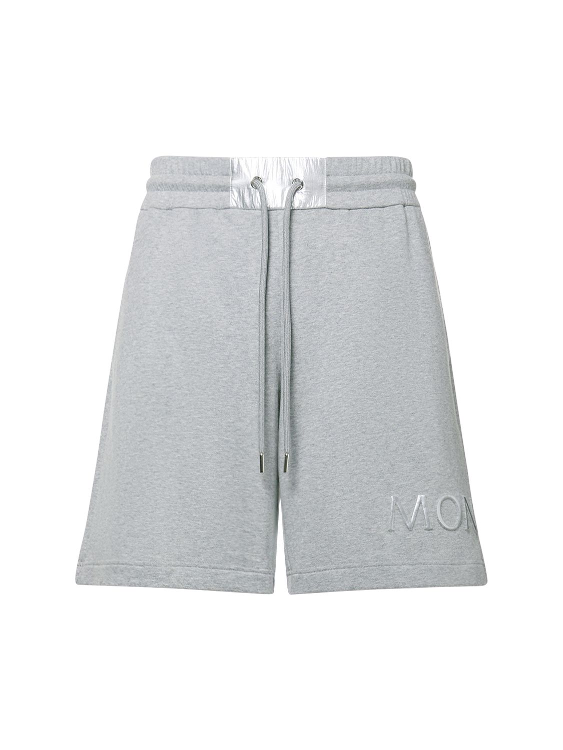Lightweight Cotton Jersey Shorts - MONCLER - Modalova