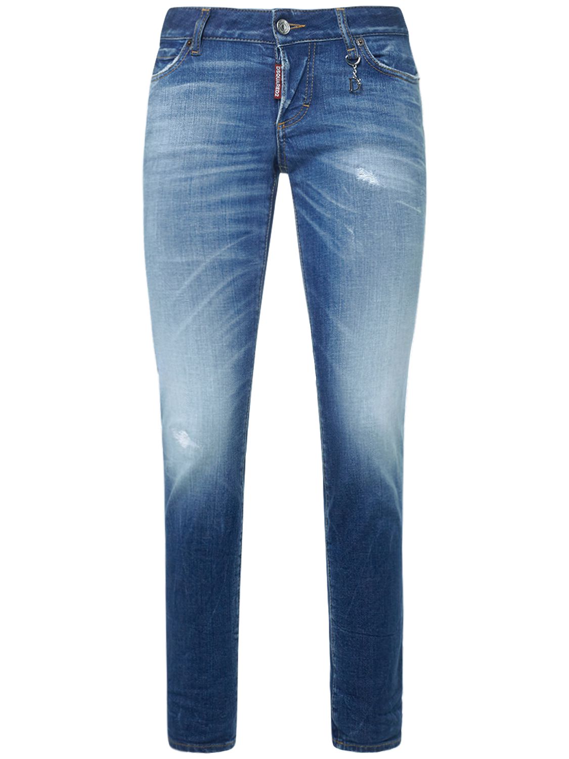 Mujer Jeans Skinny De Cintura Baja 34 - DSQUARED2 - Modalova