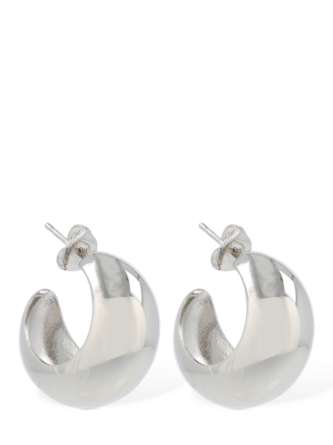 Shiny Crescent Hoop Earrings - ISABEL MARANT - Modalova