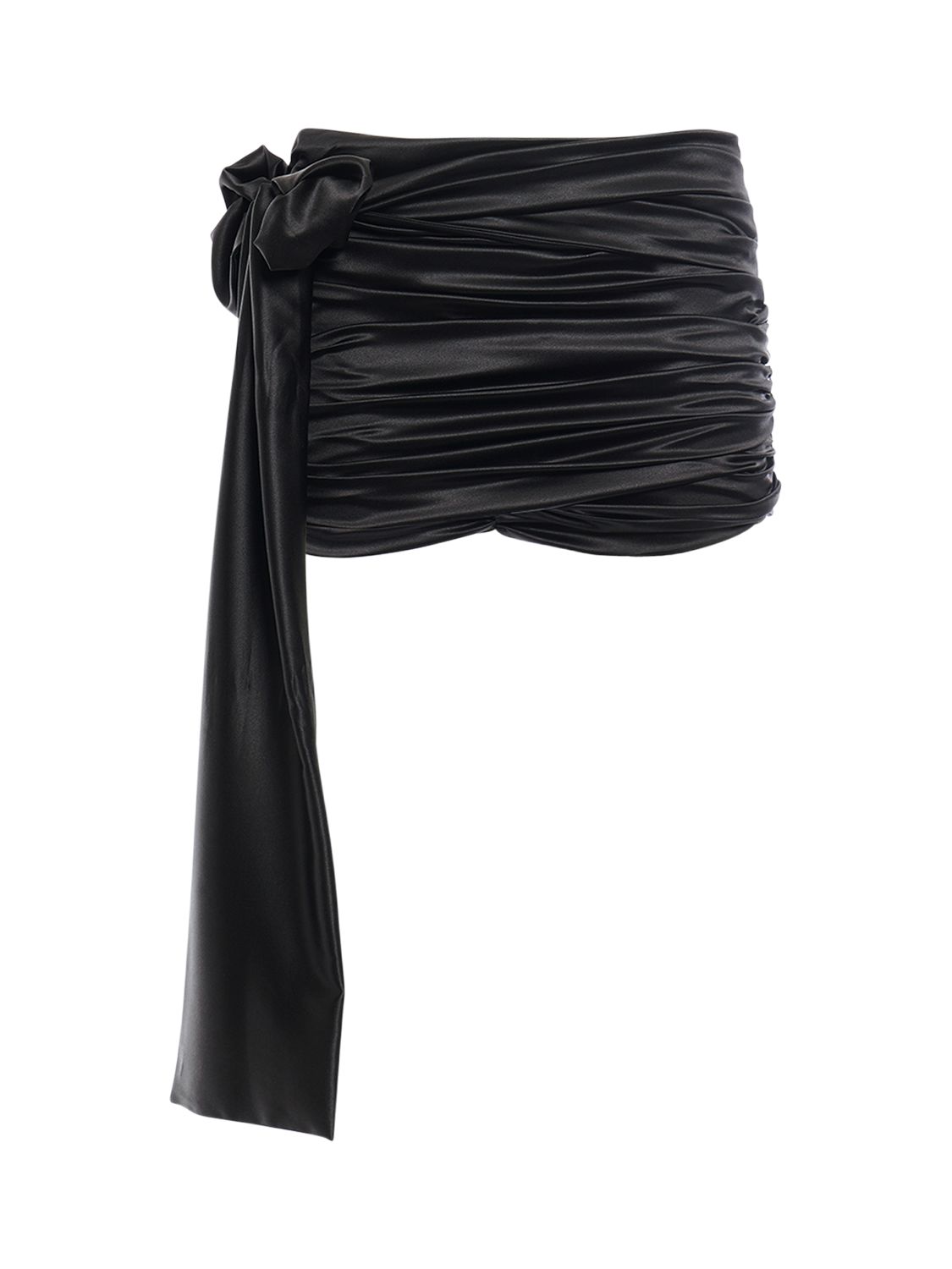Mujer Minifalda De Seda Satén Stretch 38 - DOLCE & GABBANA - Modalova