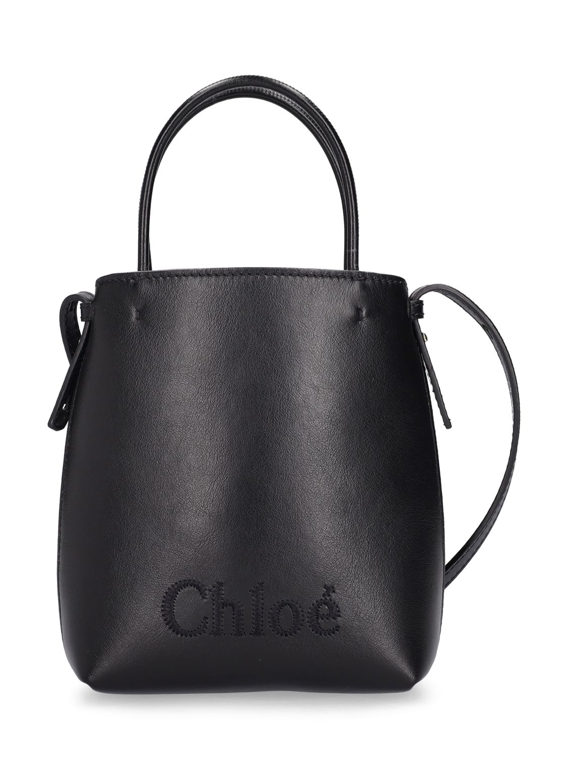 Chloé Sense Leather Top Handle Bag - CHLOÉ - Modalova