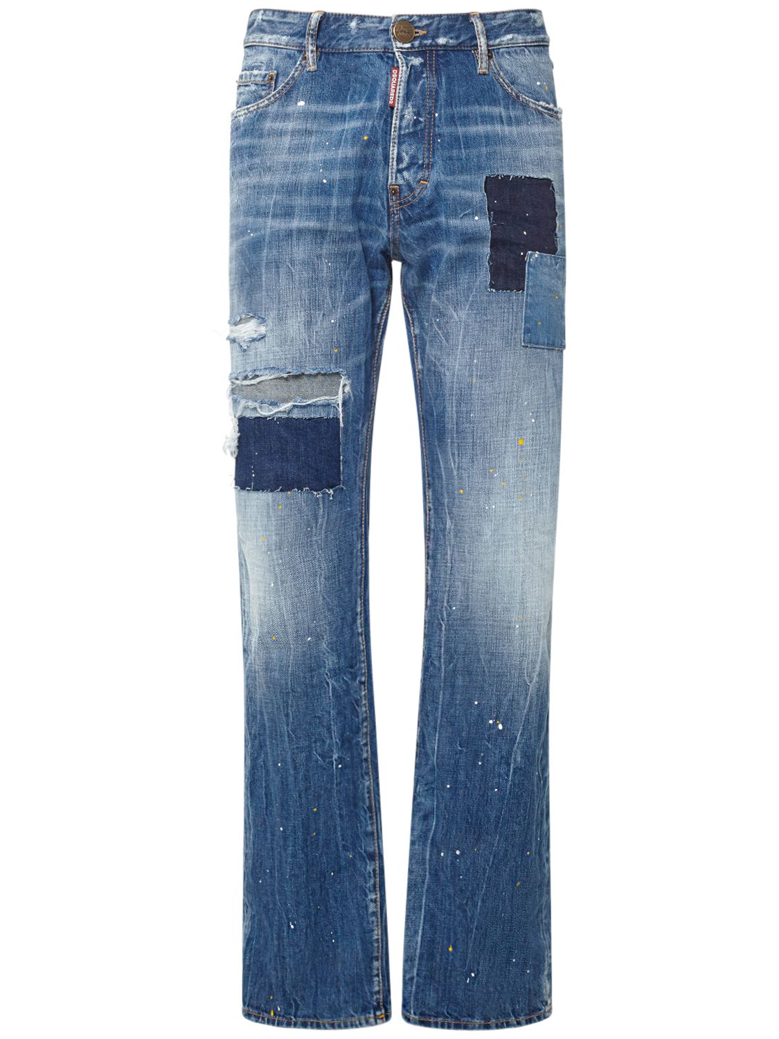 Jeans Roadie In Denim Di Cotone - DSQUARED2 - Modalova