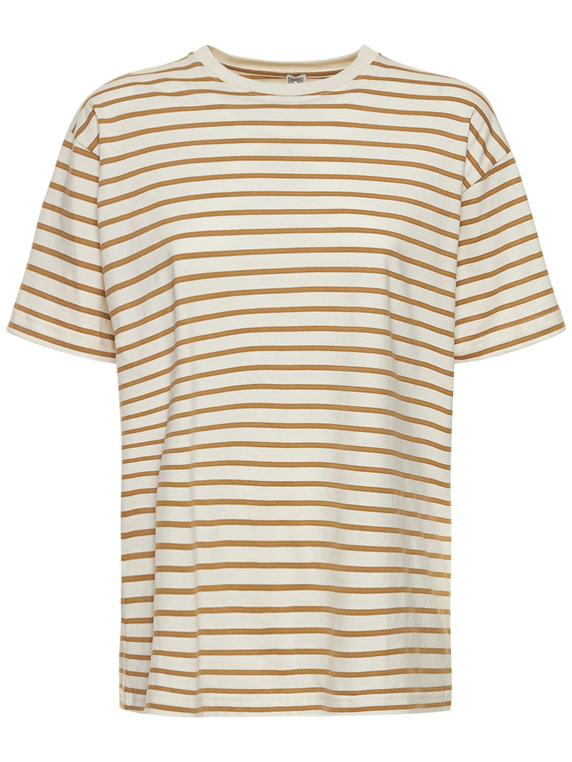 Striped Cotton T-shirt - TOTEME - Modalova