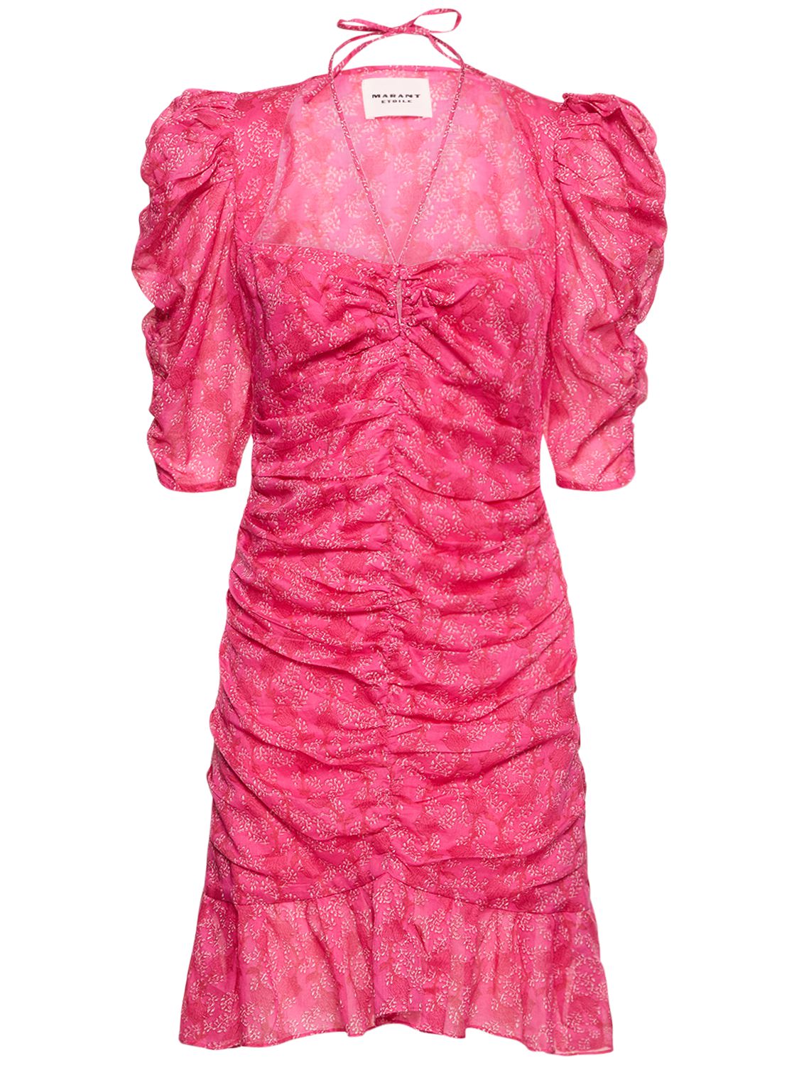 Galdino Puff Sleeve Cotton Mini Dress - MARANT ETOILE - Modalova