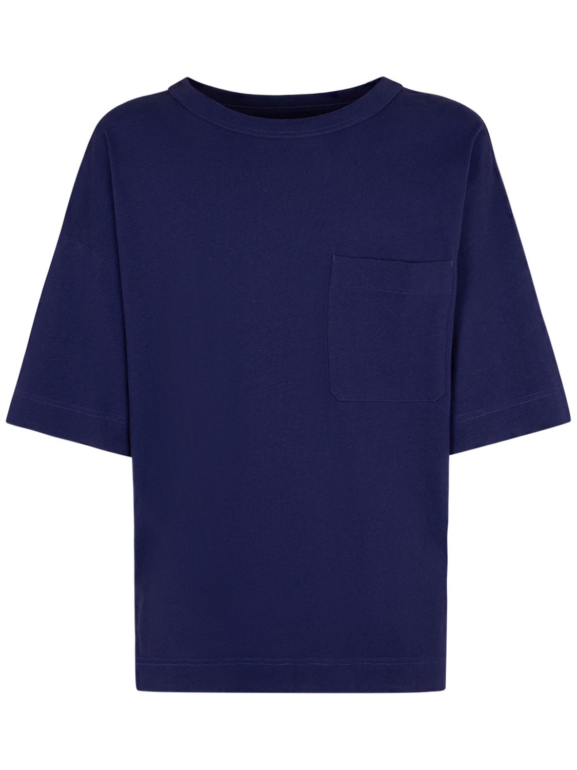 Boxy Cotton & Linen T-shirt - LEMAIRE - Modalova