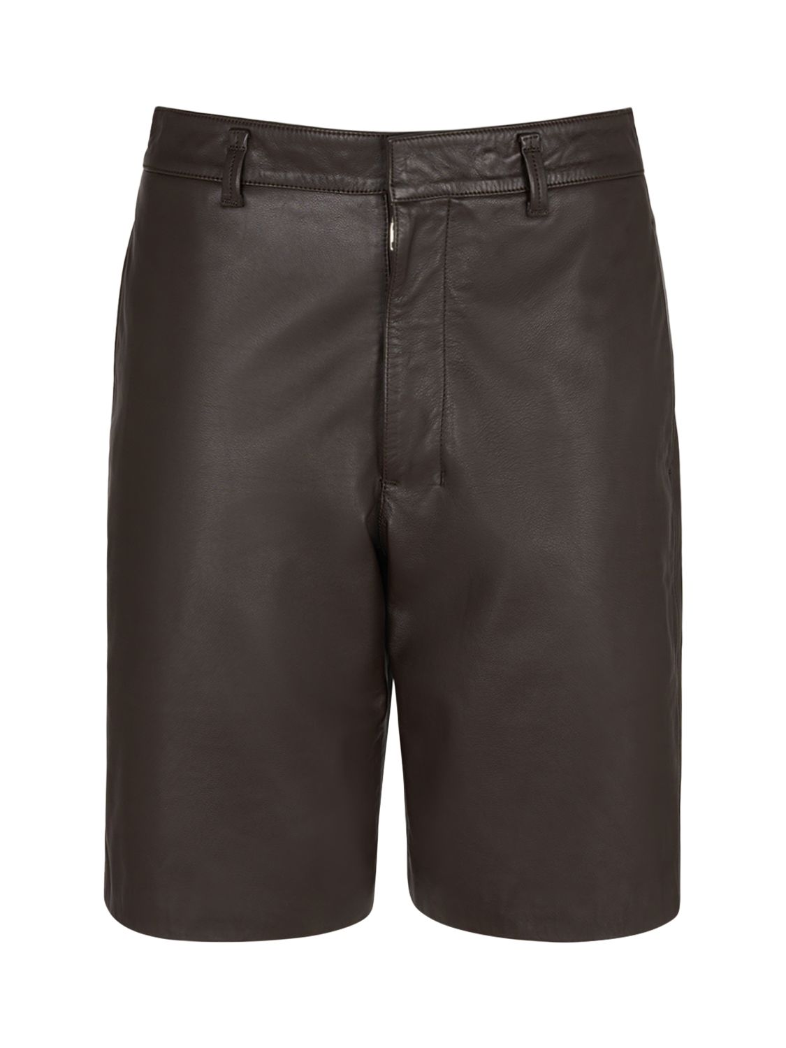 Leather Shorts - LEMAIRE - Modalova
