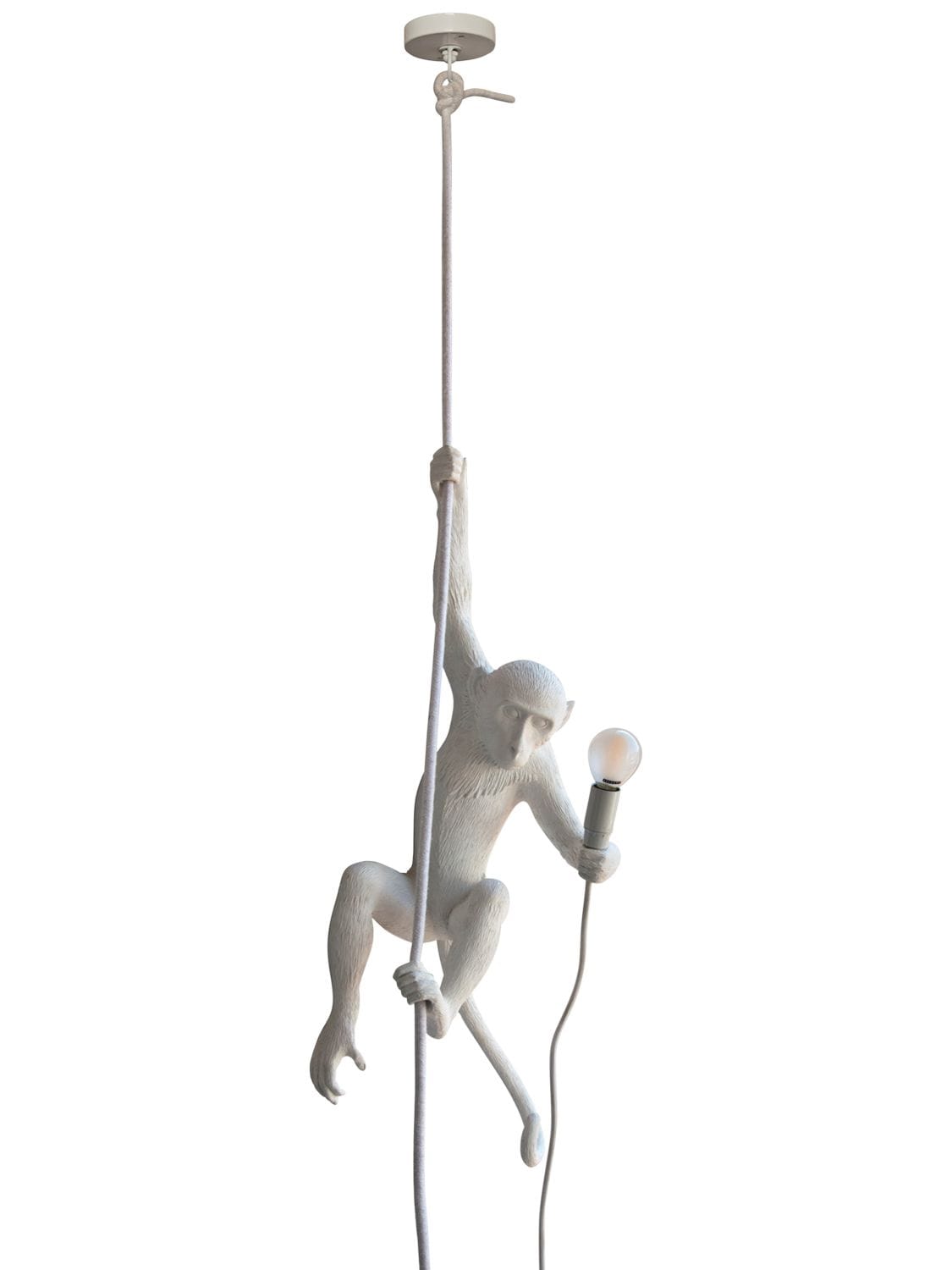 Monkey On A Cord Ceiling Lamp - SELETTI - Modalova