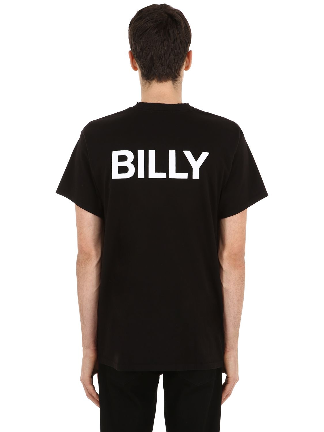 Back Logo Cotton Jersey T-shirt - BILLY - Modalova