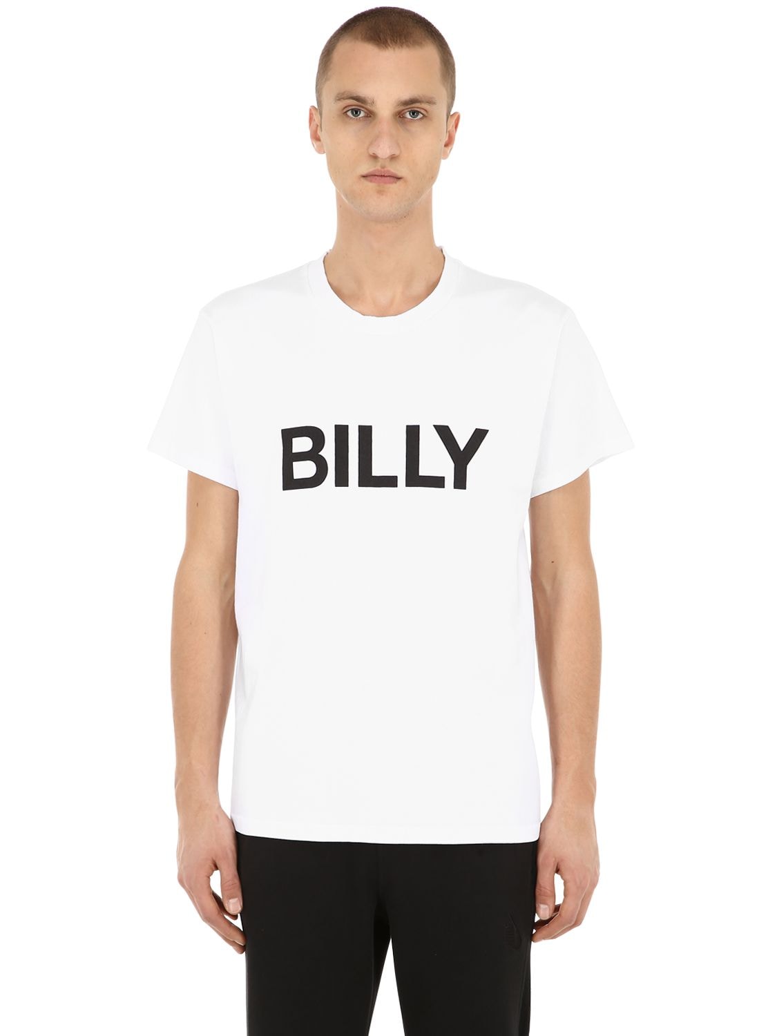 Hombre Camiseta De Algodón Jersey Con Estampado Xs - BILLY - Modalova
