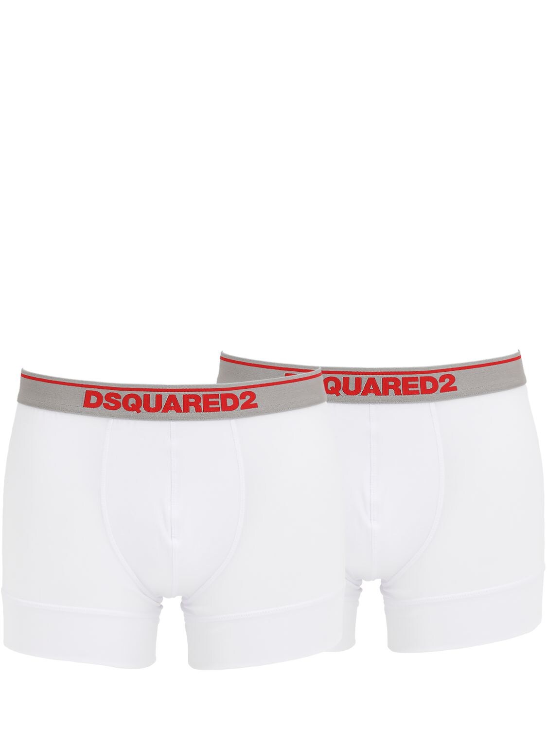 Pack Of 2 Logo Modal Jersey Boxer Briefs - DSQUARED2 UNDERWEAR - Modalova