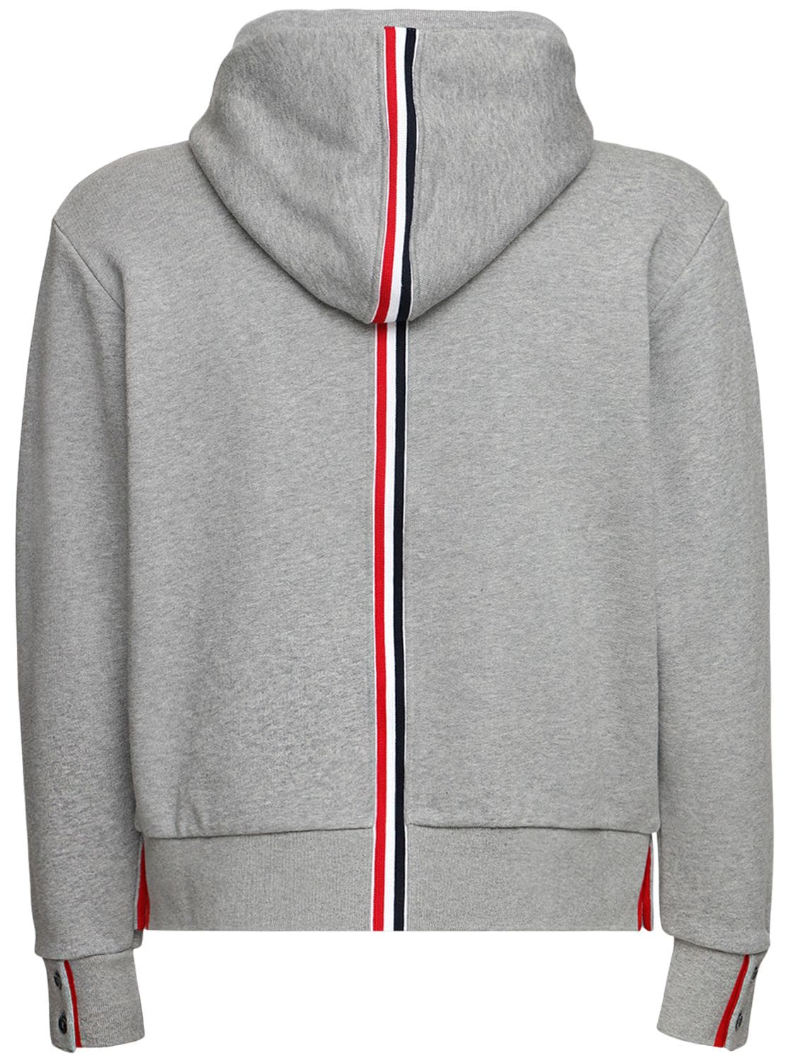 Hooded Cotton Jersey Sweatshirt - THOM BROWNE - Modalova