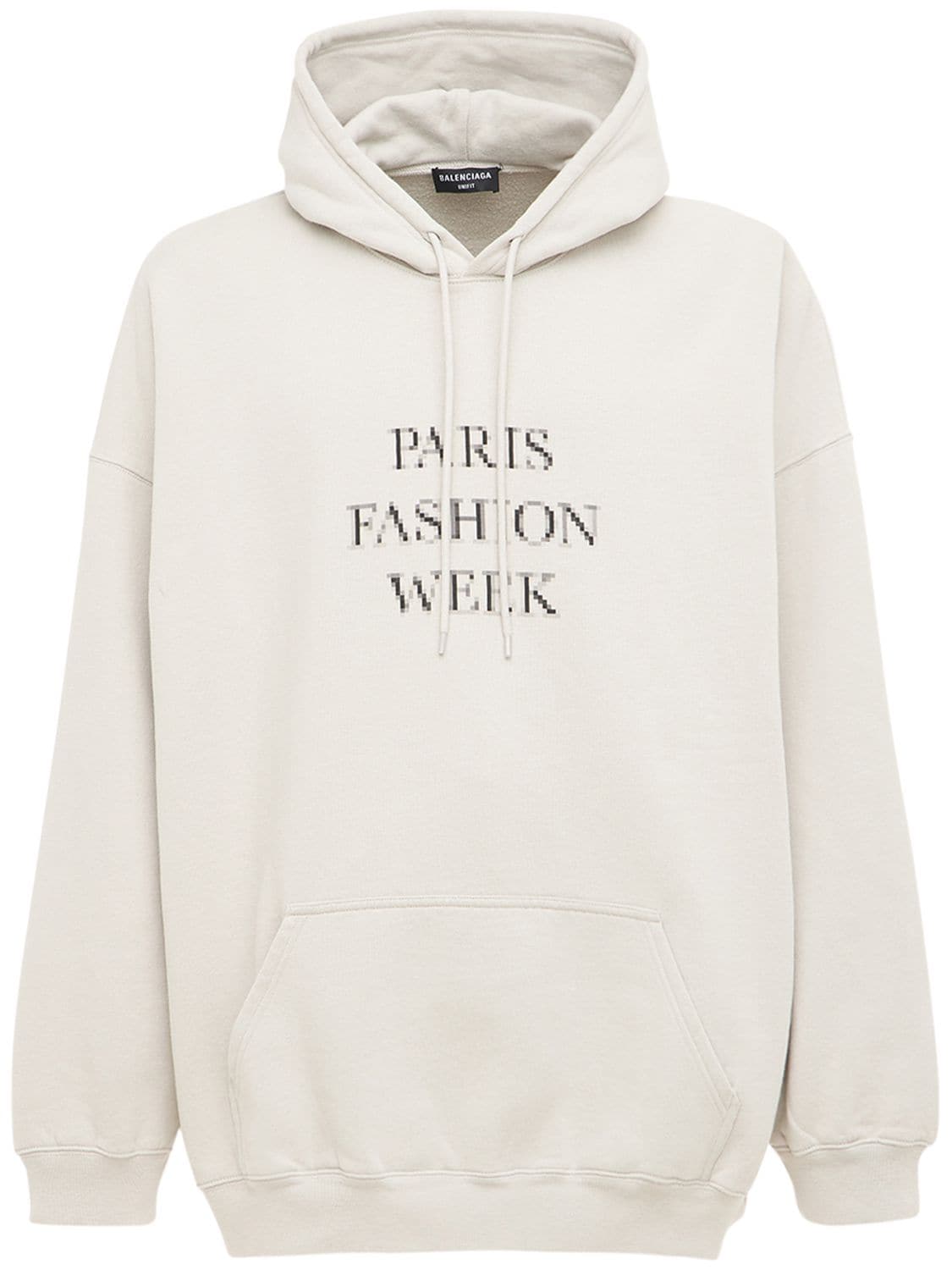Baumwoll-hoodie „paris Fashion Week“ - BALENCIAGA - Modalova