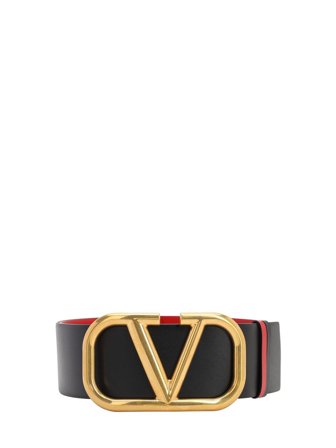 Cintura Reversibile "go Logo" In Pelle 70mm - VALENTINO GARAVANI - Modalova