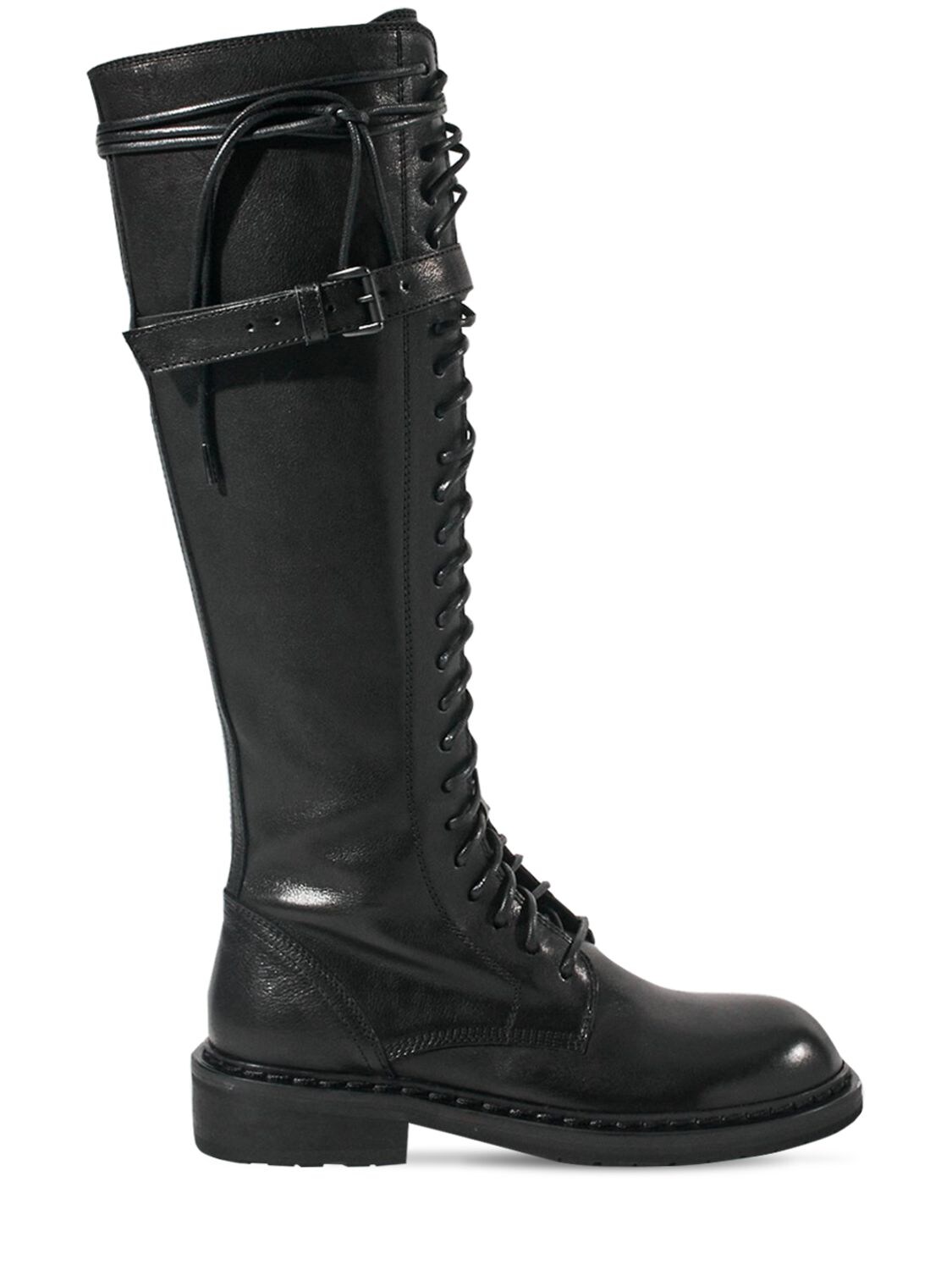 Mm Santiago Tall Leather Boots - ANN DEMEULEMEESTER - Modalova