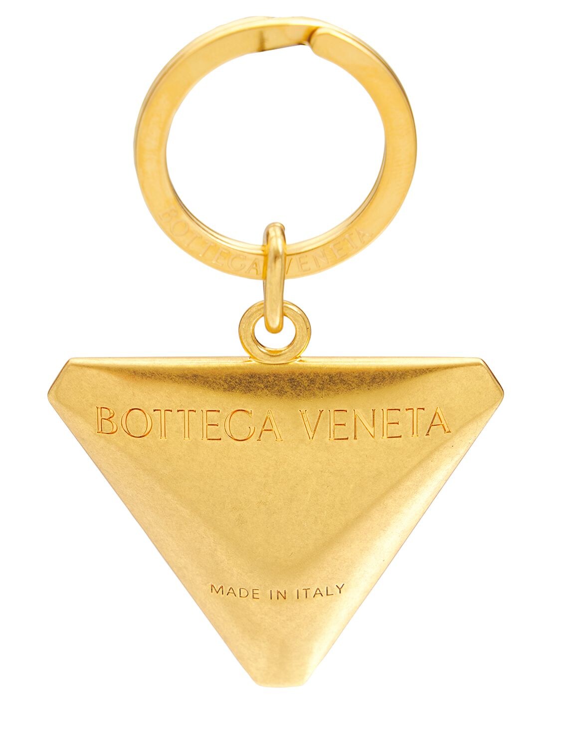Logo Triangle Metal Key Holder - BOTTEGA VENETA - Modalova