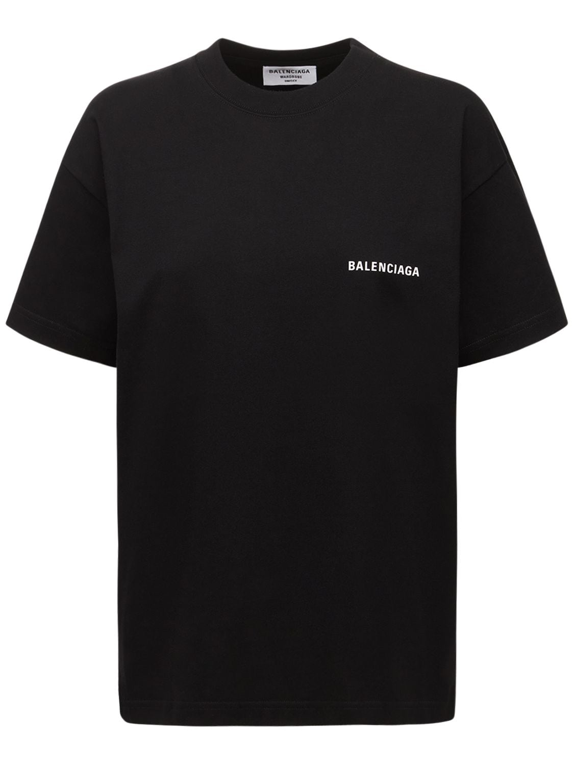 Bedrucktes T-shirt Aus Jersey Mit Logo - BALENCIAGA - Modalova