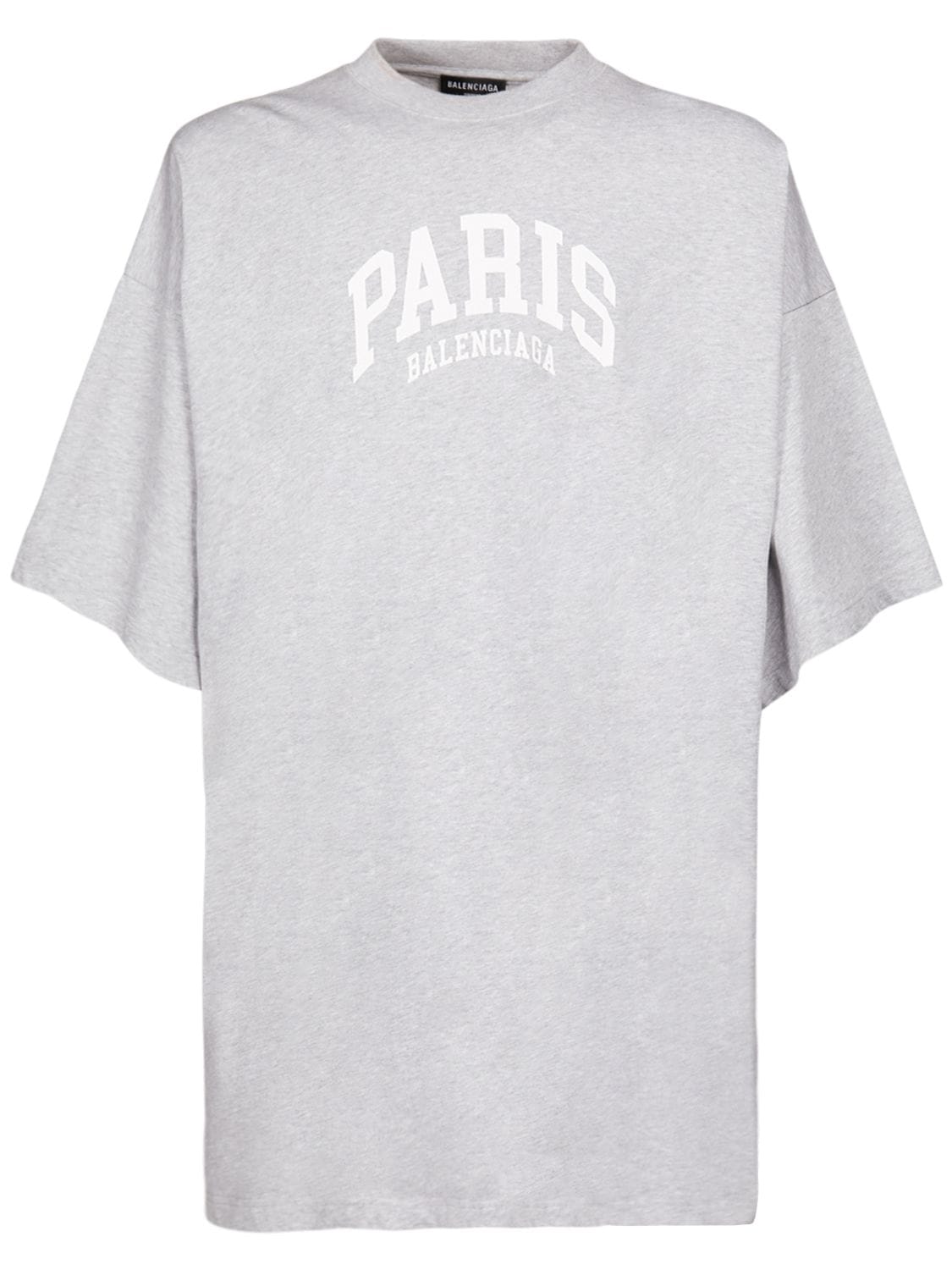 T-shirt Aus Baumwolle „paris“ - BALENCIAGA - Modalova