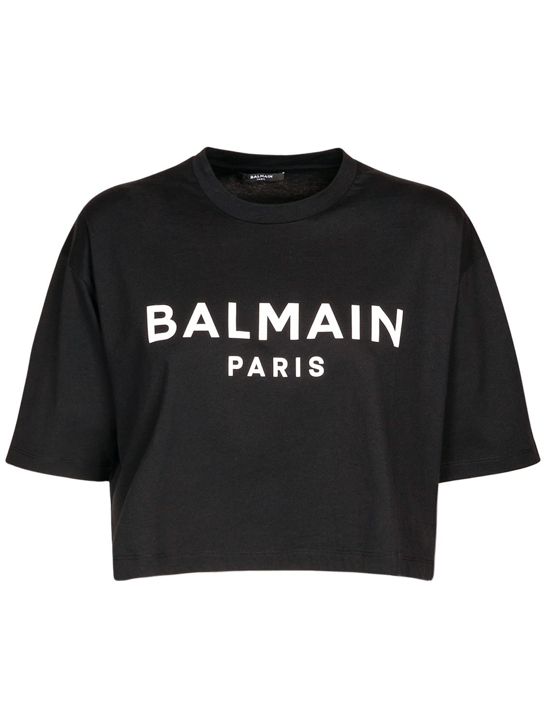 T-shirt Aus Baumwolljersey Mit Logo - BALMAIN - Modalova