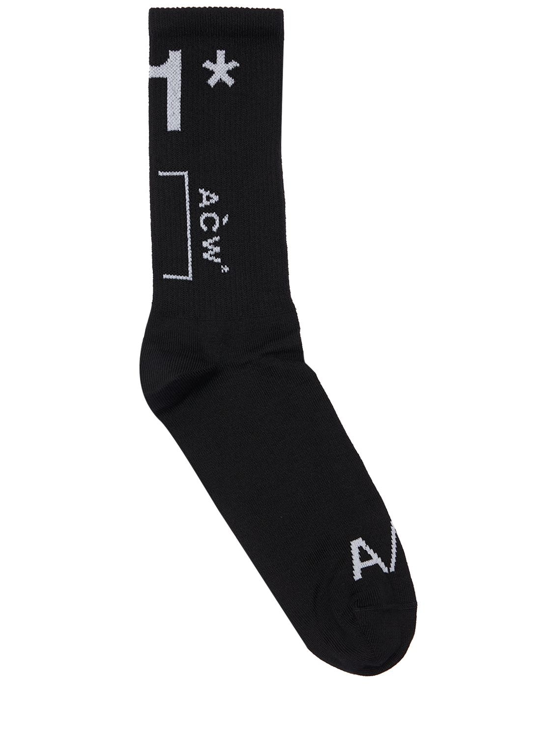 Logo Jacquard Cotton Blend Socks - A-COLD-WALL* - Modalova