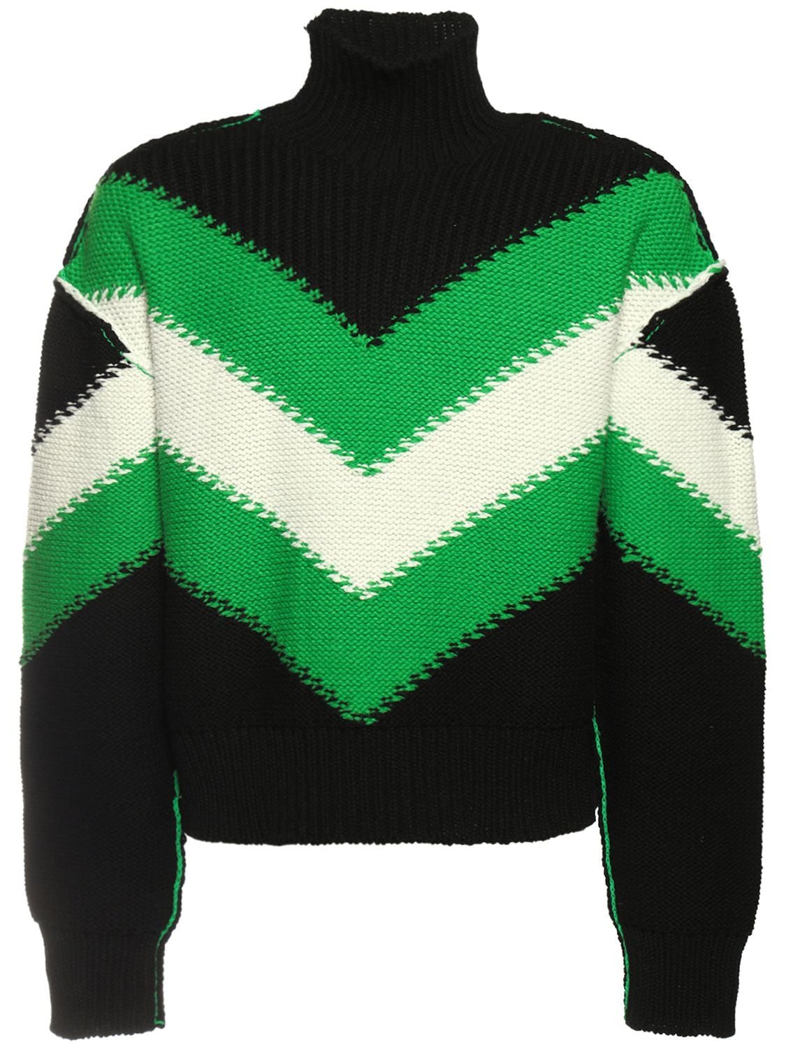 Wool Knit Turtleneck Sweater - BOTTEGA VENETA - Modalova