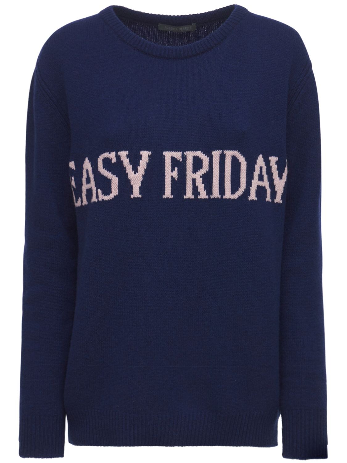 Easy Friday Cashmere Blend Sweater - ALBERTA FERRETTI - Modalova