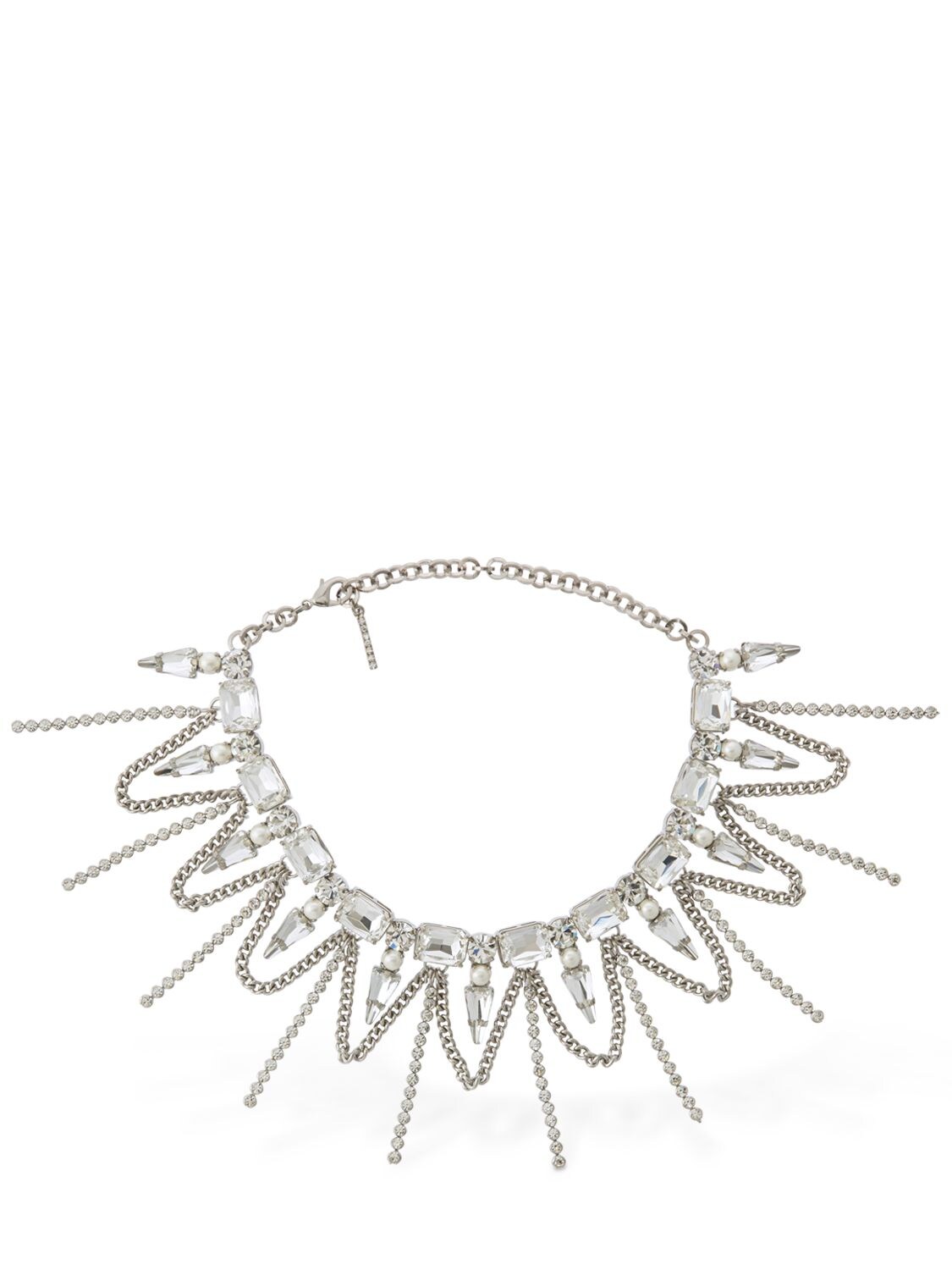 Crystal Collar Necklace W/ Pendants - ALESSANDRA RICH - Modalova