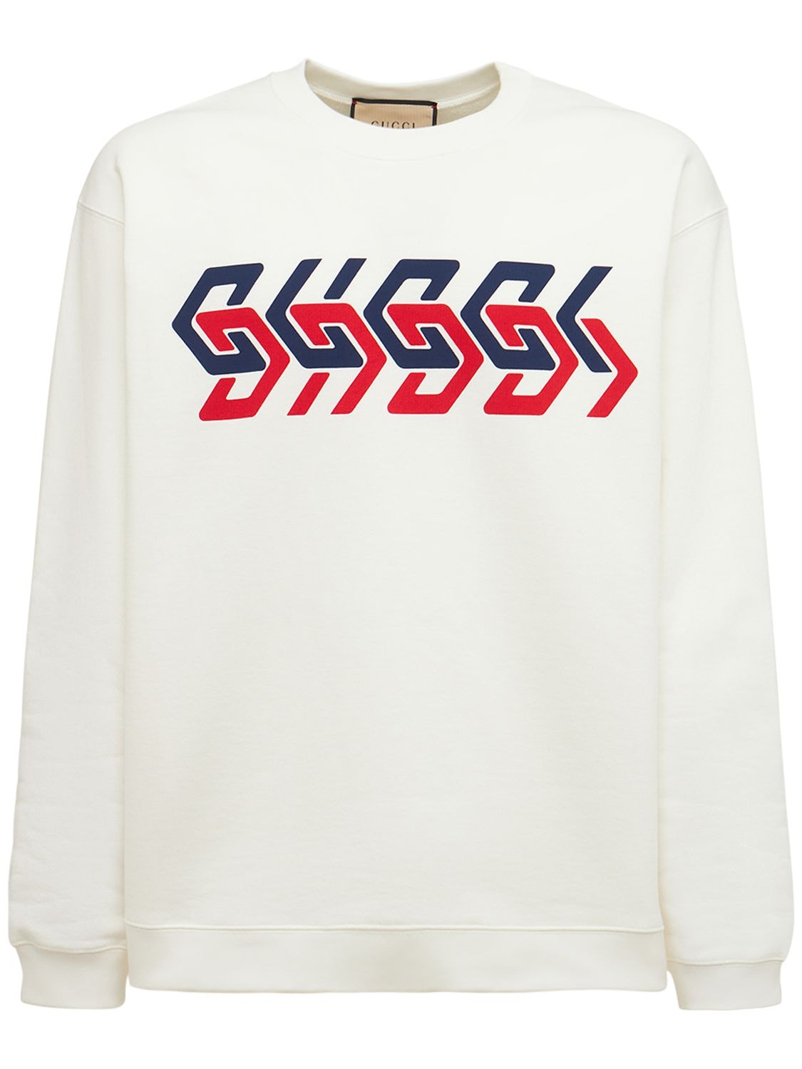 Sweatshirt Aus Baumwolle Mit Logo - GUCCI - Modalova