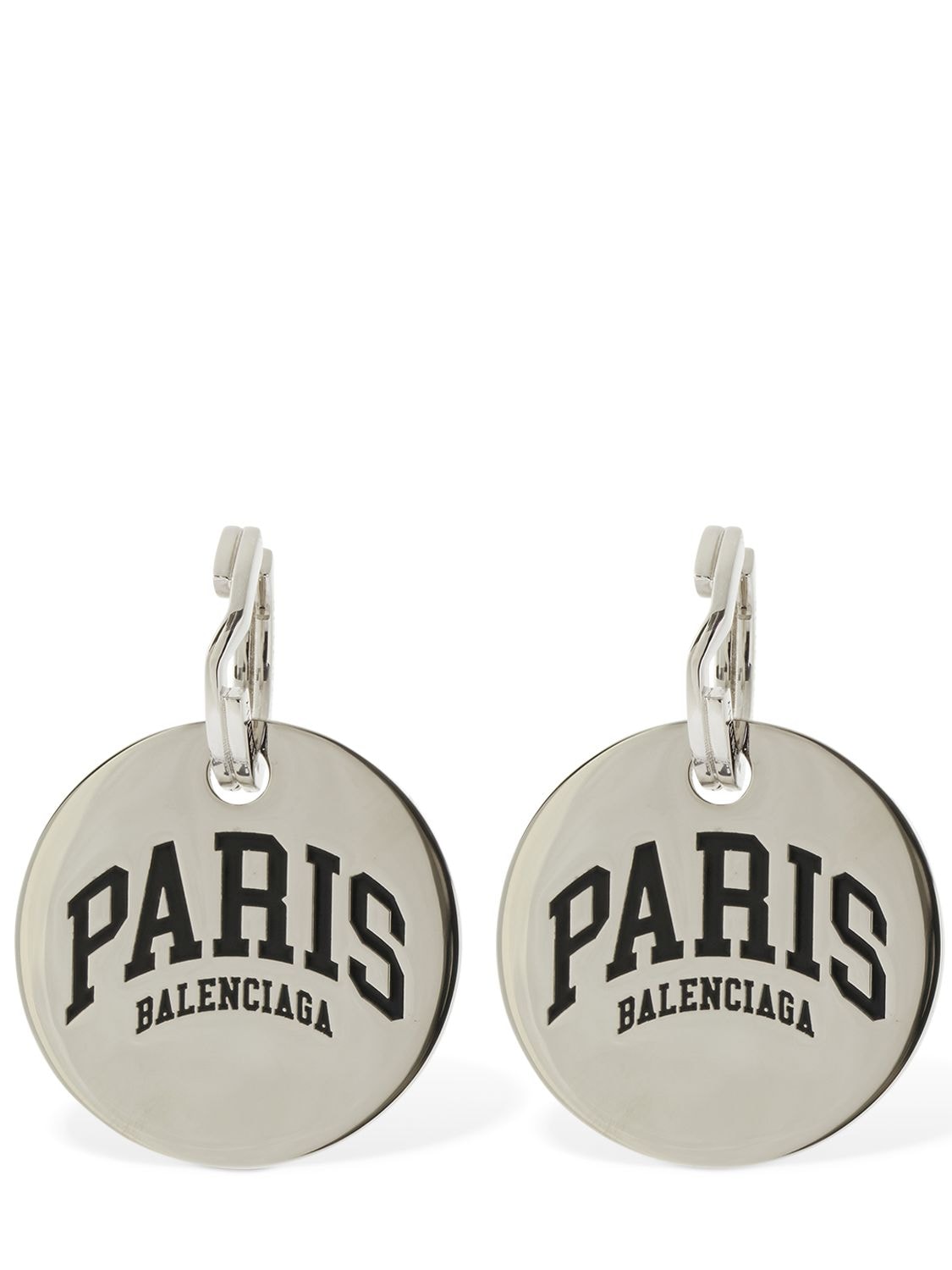 Cities Paris Brass Earrings - BALENCIAGA - Modalova