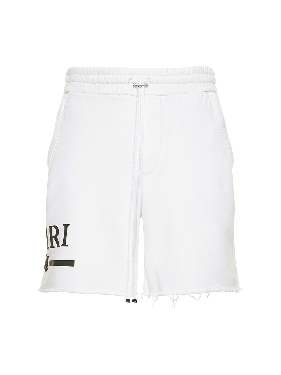 Logo Bar Cotton Jersey Sweat Shorts - AMIRI - Modalova