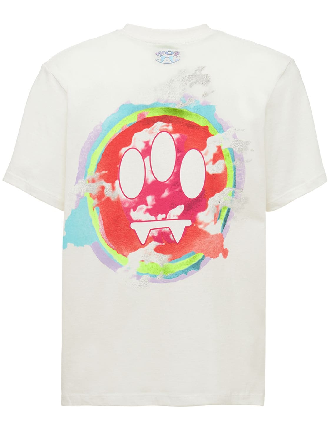 Cloud Logo Printed Cotton T-shirt - BARROW - Modalova