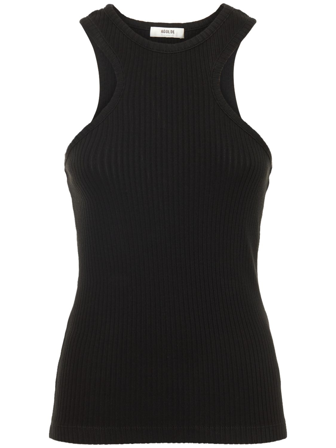 Mujer Camiseta Bea De Algodón Orgánico Acanalado Xs - AGOLDE - Modalova