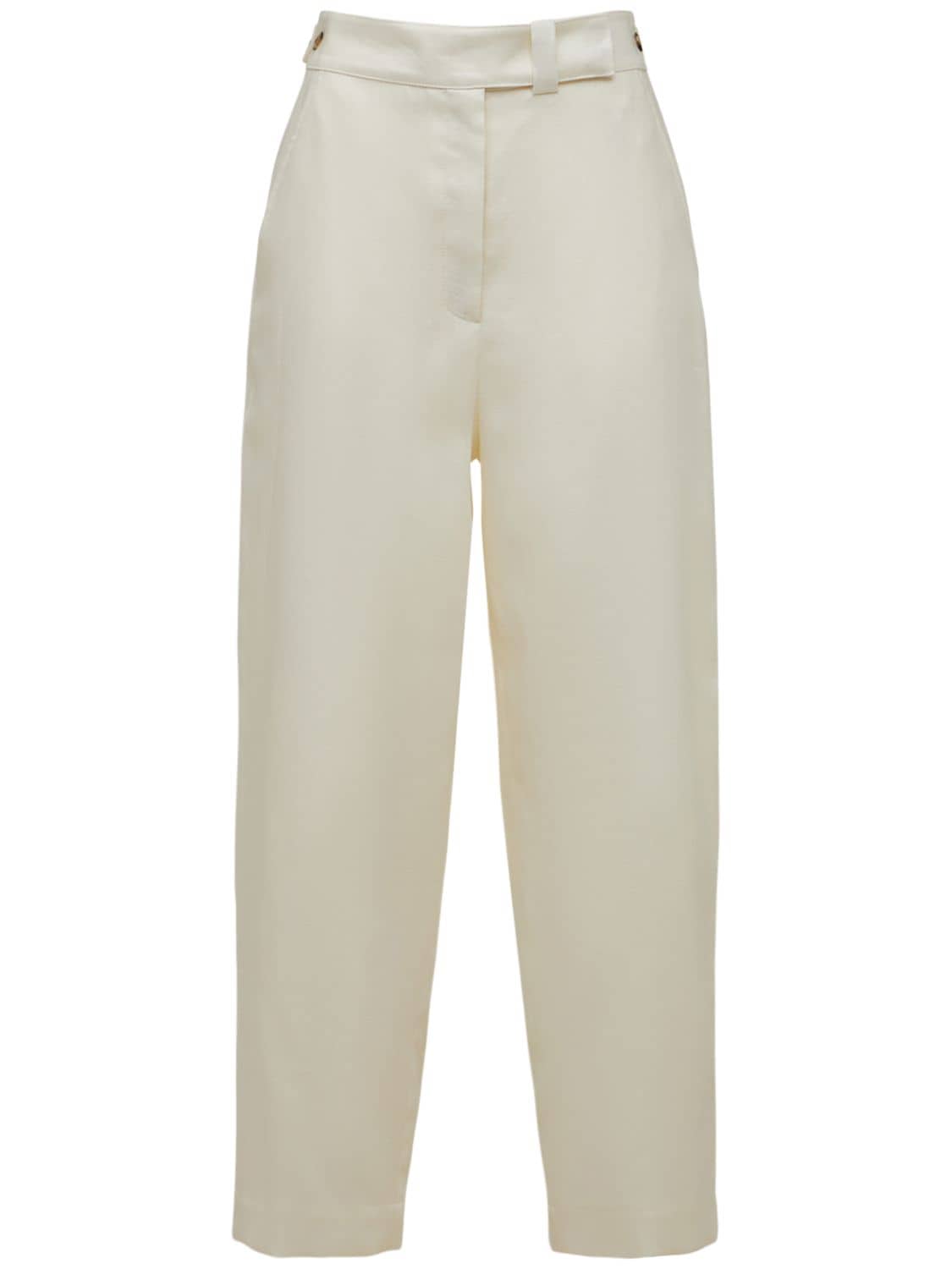 Classic Linen Twill Pants - AGNONA - Modalova