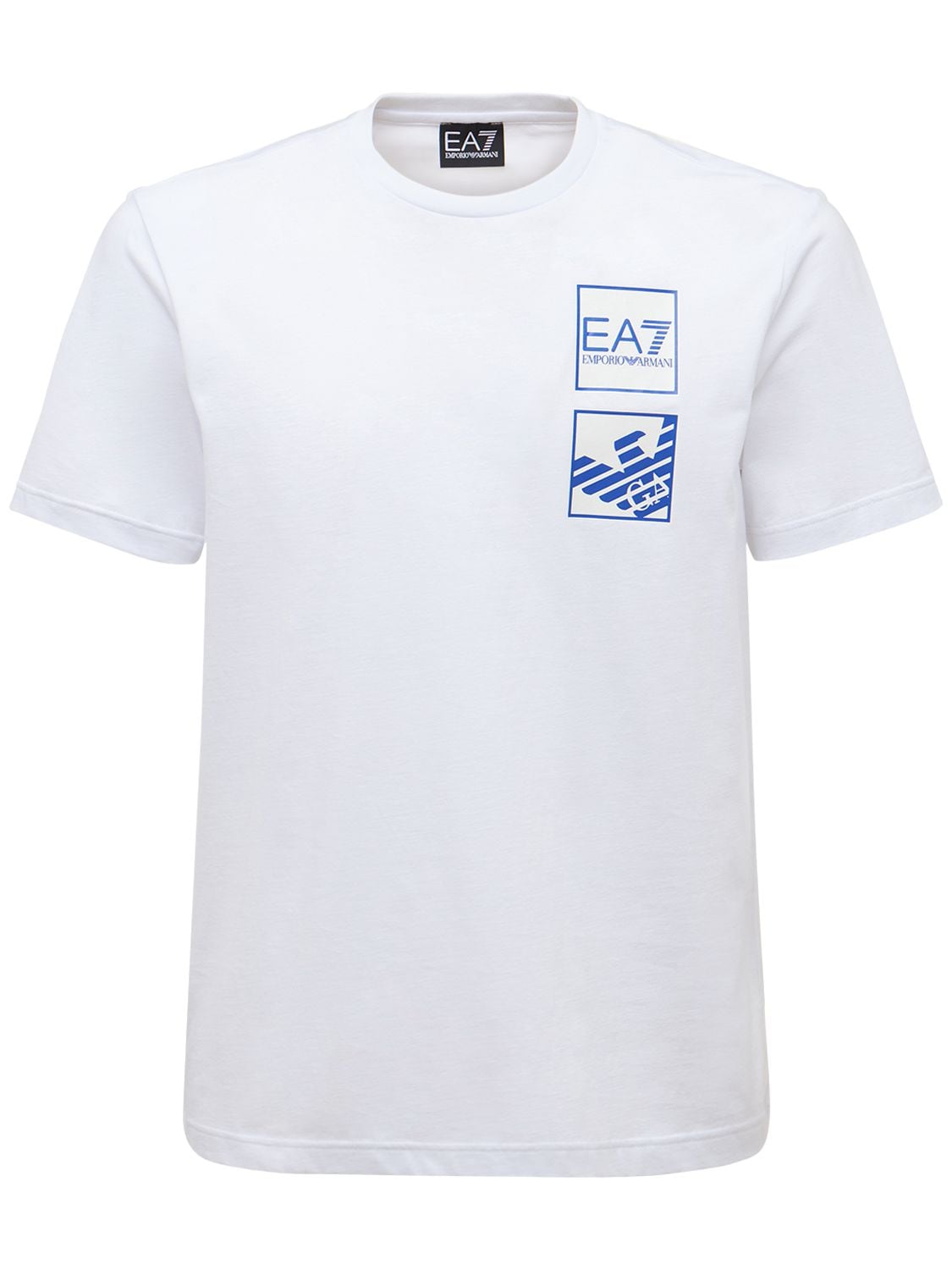 Hombre Camiseta De Algodón Jersey / Xs - EA7 EMPORIO ARMANI - Modalova