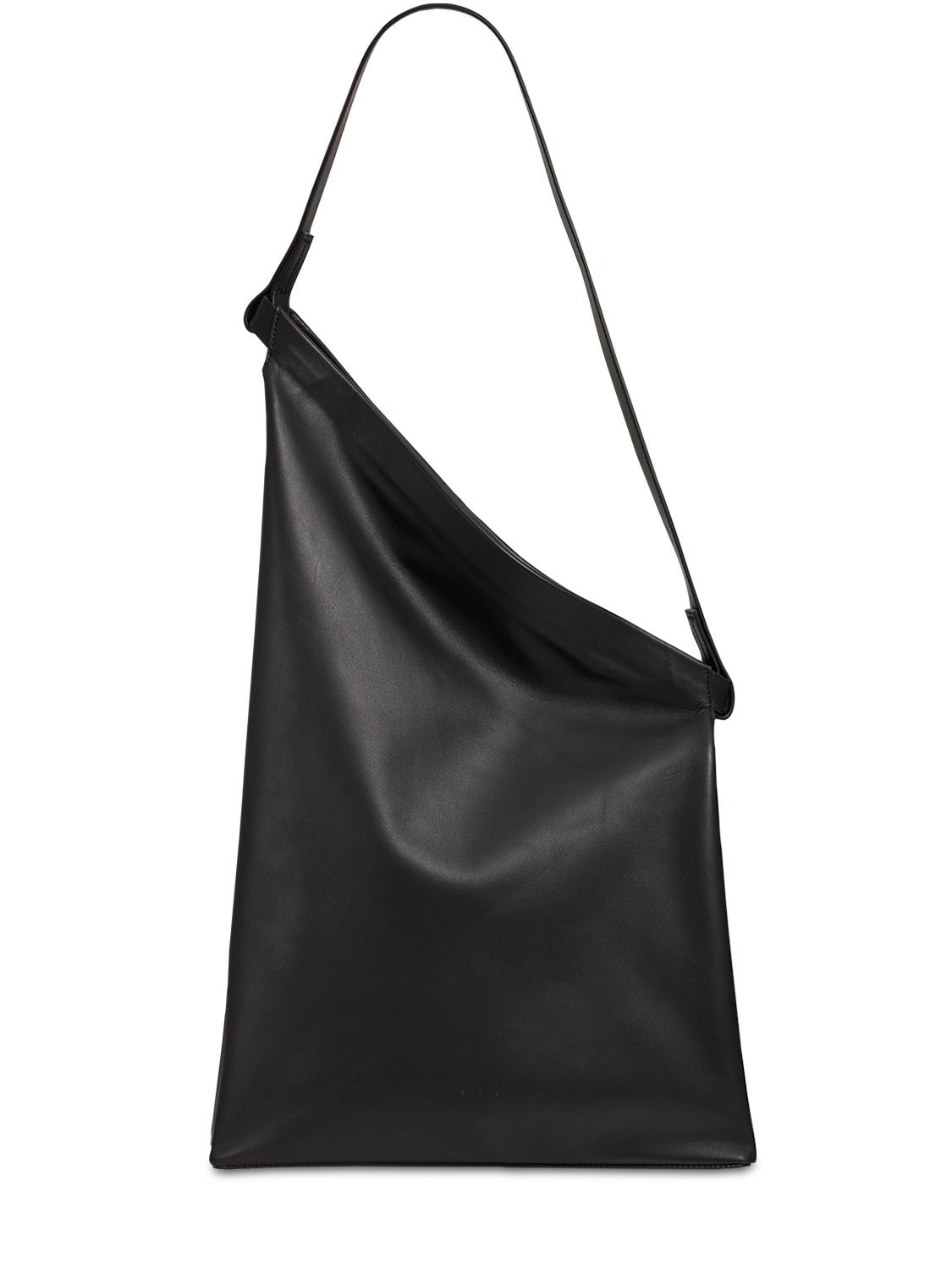 Sway Smooth Leather Shoulder Bag - AESTHER EKME - Modalova
