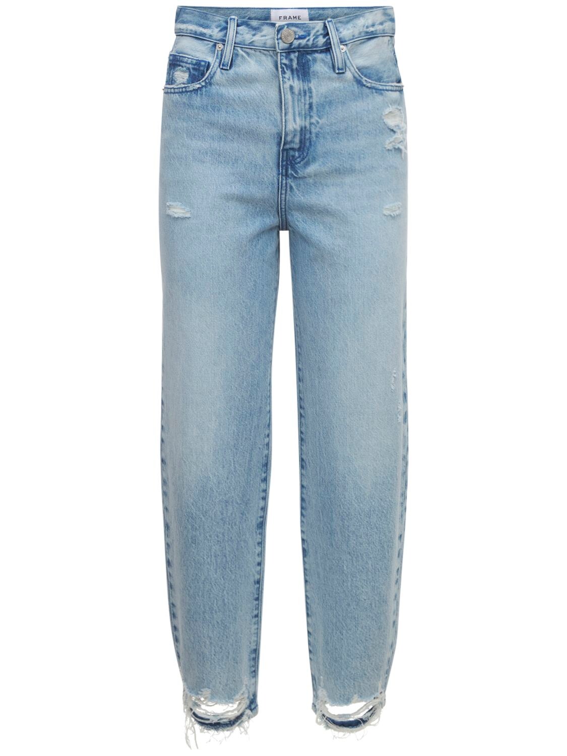 Mujer Jeans Cintura Alta De Mezcla De Algodón 24 - FRAME - Modalova