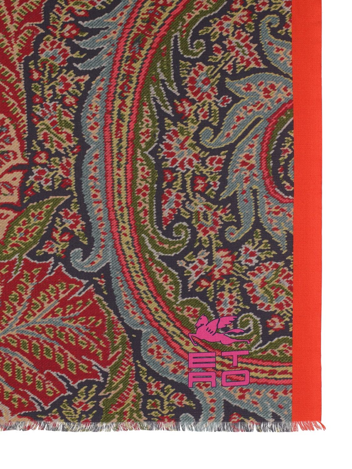 Shaal-nur Printed Cashmere & Silk Scarf - ETRO - Modalova