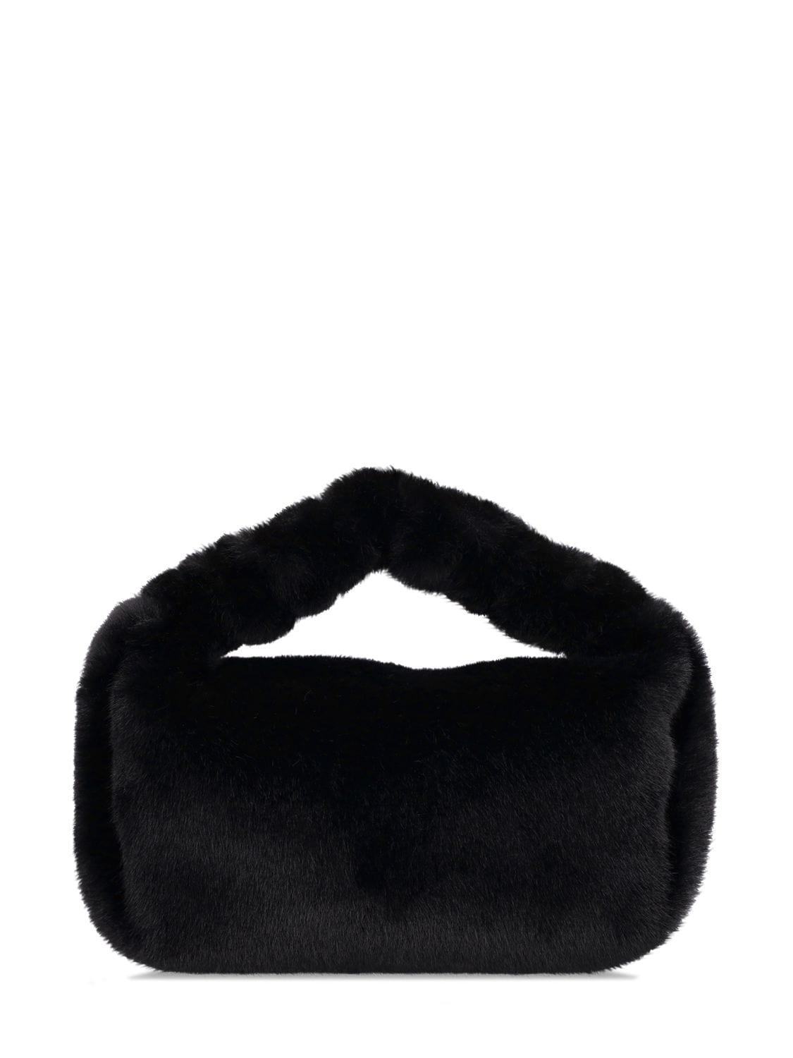 Small Scrunchie Faux Fur Top Handle Bag - ALEXANDER WANG - Modalova