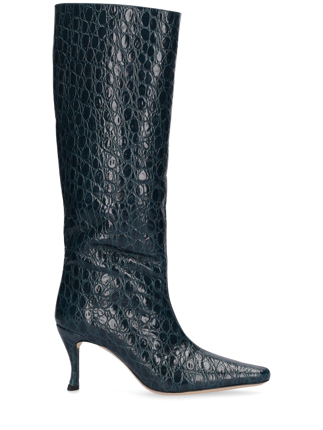Mm Stevie Embossed Leather Tall Boots - BY FAR - Modalova