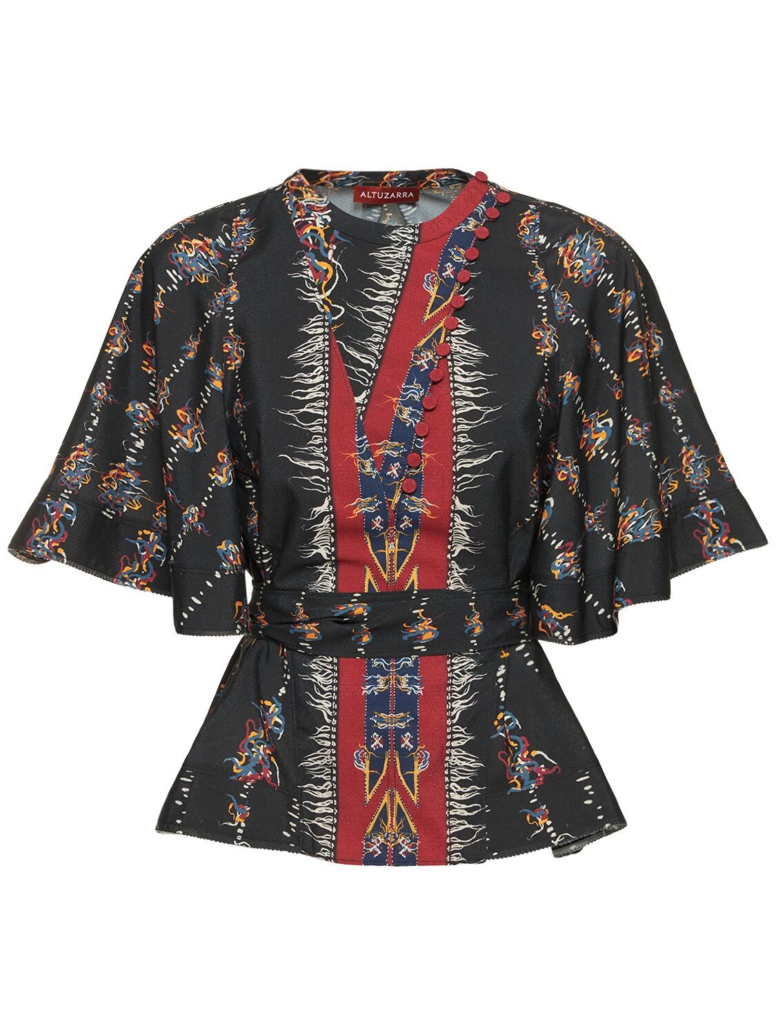 Kimono-shirt Mit Druck - ALTUZARRA - Modalova
