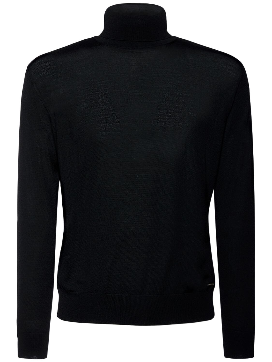 Wool Knit Turtleneck Sweater - DSQUARED2 - Modalova