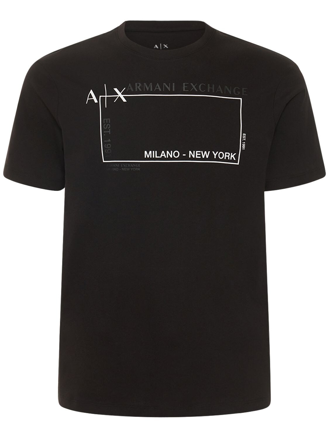 Hombre Camiseta De Jersey De Algodón Con Logo S - ARMANI EXCHANGE - Modalova