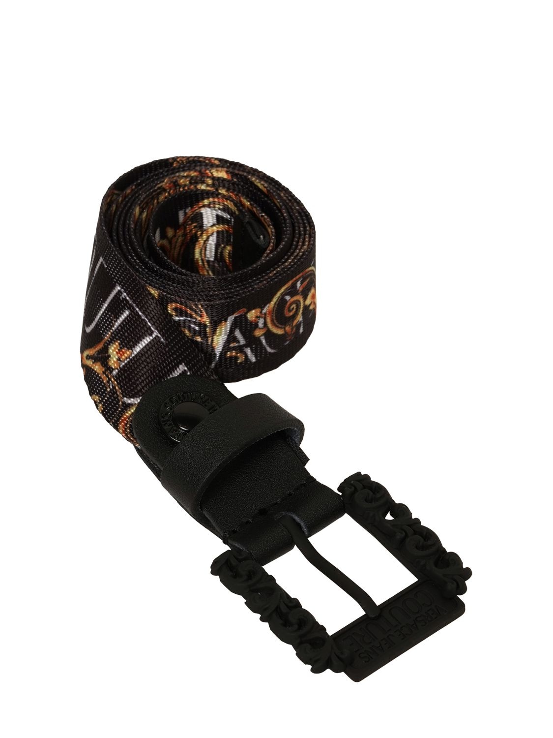 Cintura Webbing Stampa Barocca 2.5cm - VERSACE JEANS COUTURE - Modalova