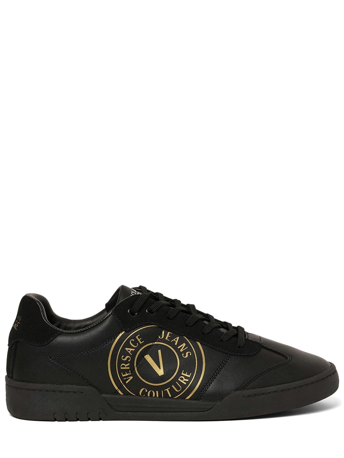 Brooklyn Leather Low-top Sneakers - VERSACE JEANS COUTURE - Modalova