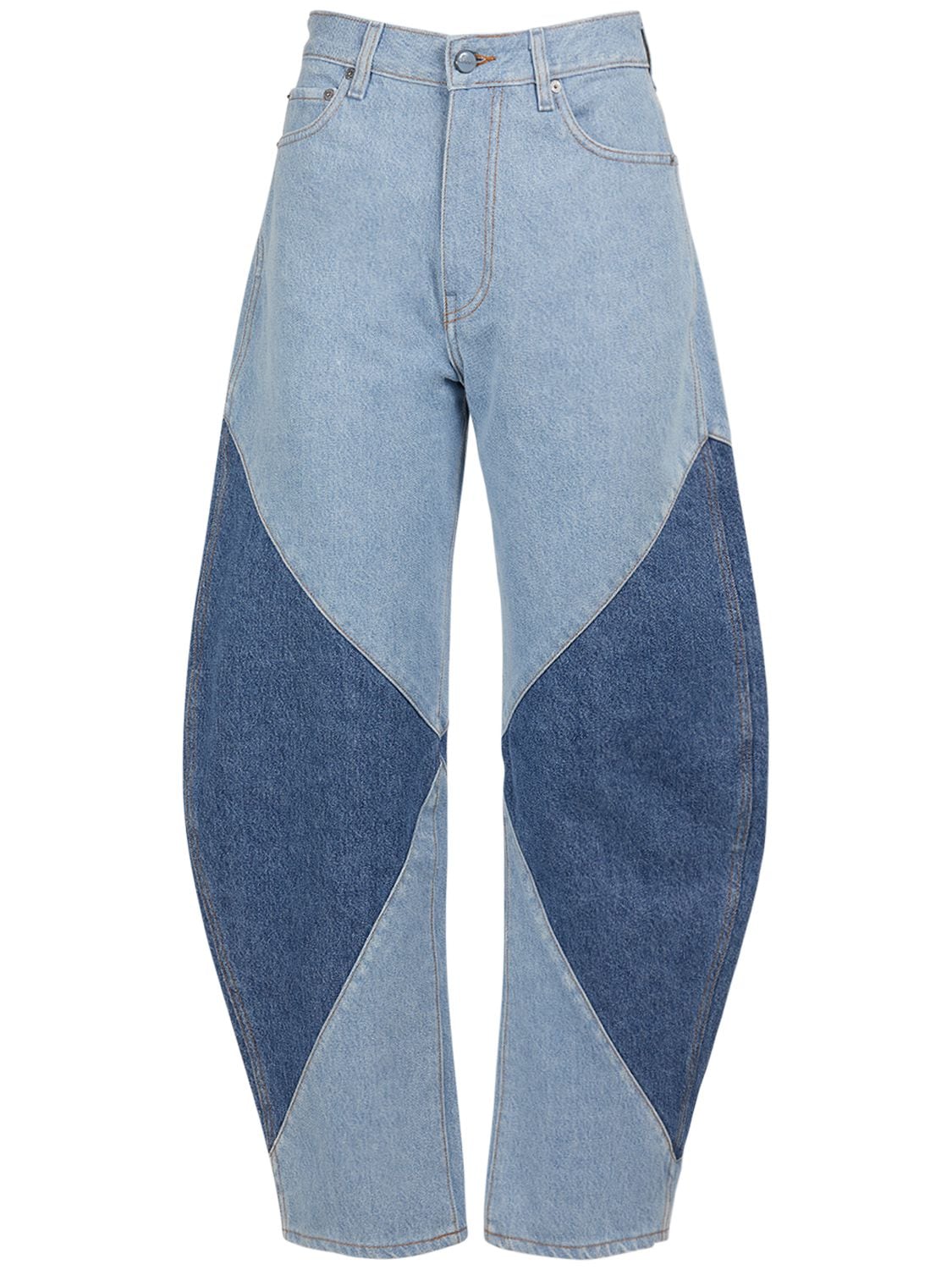 Jeans In Denim Di Cotone Organico - GANNI - Modalova